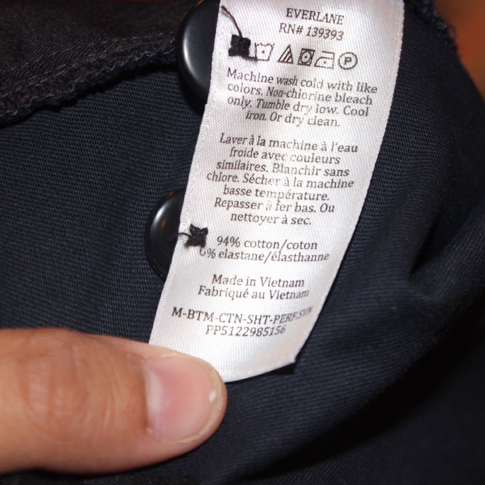 NWT Everyone The 7" Slim Fit Performance Chino Navy Blue shorts Men's Size 31 - Picture 11 of 11